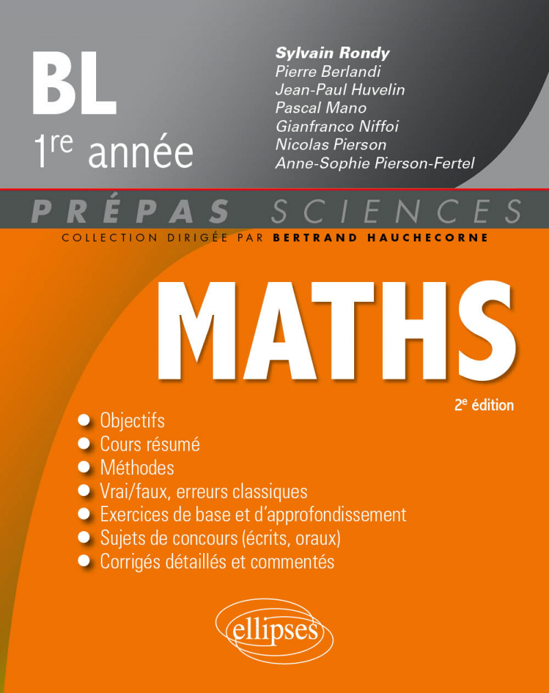 ellipse première année